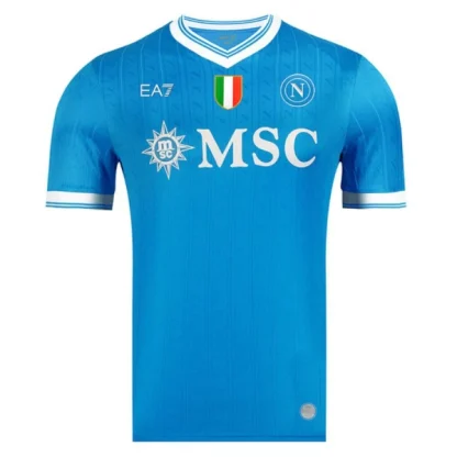 SSC Napoli Hemmatröja 2025/26 Kortärmad Fotbollströja