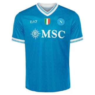 SSC Napoli Herr Hemmatröja 2025/26 – Kortärmad Fotbollströja