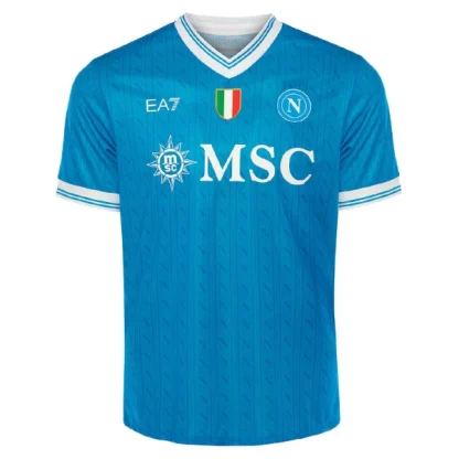 SSC Napoli Herr Hemmatröja 2025/26 – Kortärmad Fotbollströja