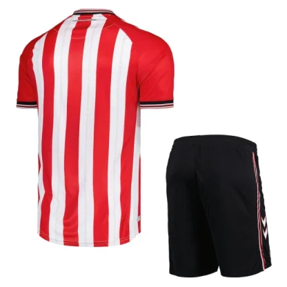 Sunderland Hemmaställ Barn 2025/26 – Kortärmad Fotbollsställ med Shorts-1