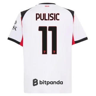 AC Milan Herr Bortatröja 2025/26 – Christian Pulisic 11 – Kortärmad Fotbollströja