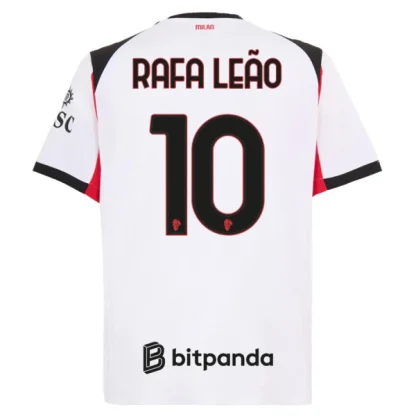 AC Milan Herr Bortatröja 2025/26 – Rafael Leão 10 – Kortärmad Fotbollströja