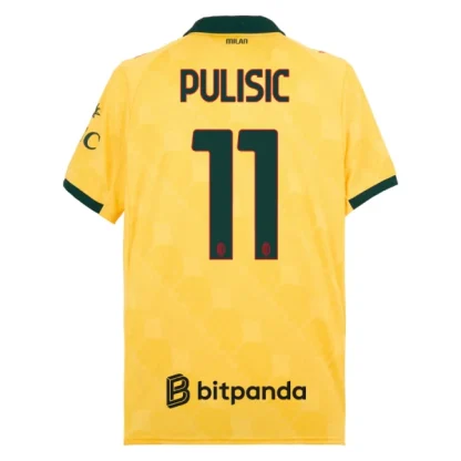 AC Milan Herr Tredjetröja 2025/26 – Christian Pulisic 11 – Kortärmad Fotbollströja