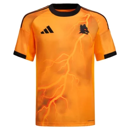 AS Roma Bortatröja 2025/26 Herr Kortärmad Fotbollströja