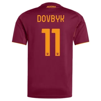 AS Roma Herr Hemmatröja 2025/26 – Artem Dovbyk 11 – Kortärmad Fotbollströja