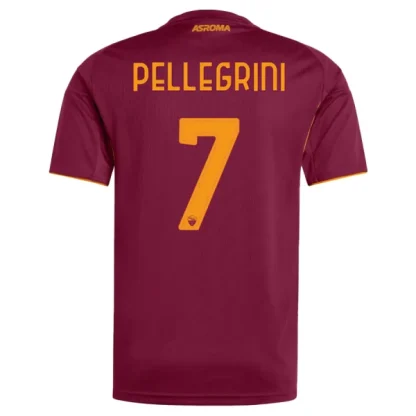 AS Roma Herr Hemmatröja 2025/26 – Lorenzo Pellegrini 7 – Kortärmad Fotbollströja