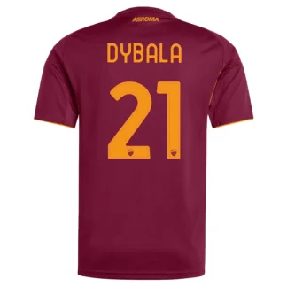 AS Roma Herr Hemmatröja 2025/26 – Paulo Dybala 21 – Kortärmad Fotbollströja