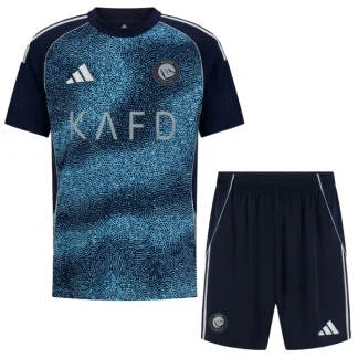 Al-Nassr Barn Bortaställ 2025/26 Kortärmad Tröja + Shorts