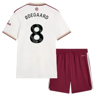 Arsenal Barn Tredjeställ 2025/26 – Martin Ødegaard 8 – Kortärmad Fotbollströja + Shorts-1