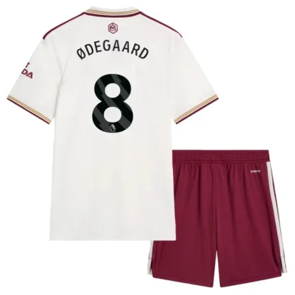 Arsenal Barn Tredjeställ 2025/26 – Martin Ødegaard 8 – Kortärmad Fotbollströja + Shorts-1