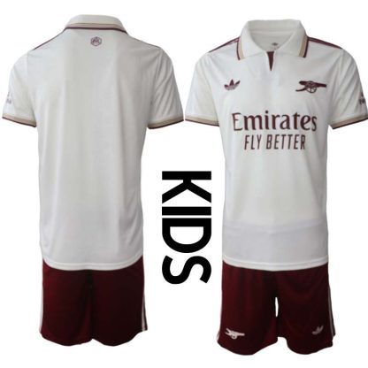 Arsenal Barn Tredjeställ 2025/26 Kortärmad Tröja + Shorts