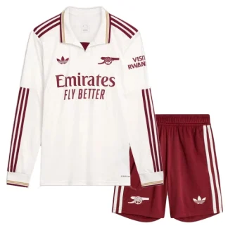 Arsenal Barn Tredjeställ 2025/26 – Långärmad Fotbollströja + Shorts