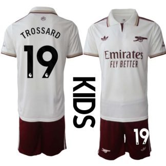 Arsenal Barn Tredjeställ 2025/26 Leandro Trossard 19 Kortärmad Tröja + Shorts