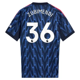 Arsenal Herr Bortatröja 2025/26 – Martín Zubimendi 36 – Kortärmad Fotbollströja