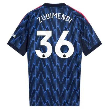 Arsenal Herr Bortatröja 2025/26 – Martín Zubimendi 36 – Kortärmad Fotbollströja