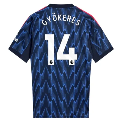 Arsenal Herr Bortatröja 2025/26 – Viktor Gyökeres 14 – Kortärmad Fotbollströja
