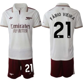 Arsenal Herr Tredjeställ 2025/26 – Fábio Vieira 21 – Kortärmad Fotbollströja + Shorts