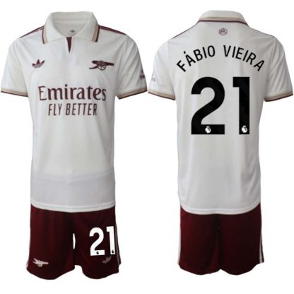 Arsenal Herr Tredjeställ 2025/26 – Fábio Vieira 21 – Kortärmad Fotbollströja + Shorts