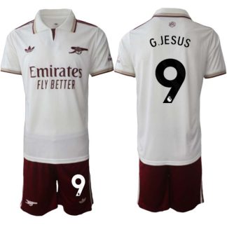 Arsenal Herr Tredjeställ 2025/26 – Gabriel Jesus 9 – Kortärmad Fotbollströja + Shorts