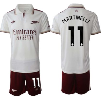 Arsenal Herr Tredjeställ 2025/26 – Gabriel Martinelli 11 – Kortärmad Fotbollströja + Shorts