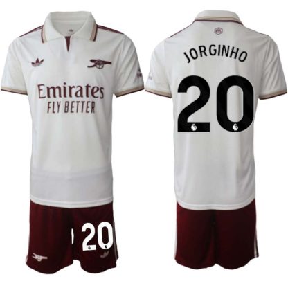 Arsenal Herr Tredjeställ 2025/26 – Jorginho Frello 20 – Kortärmad Fotbollströja + Shorts