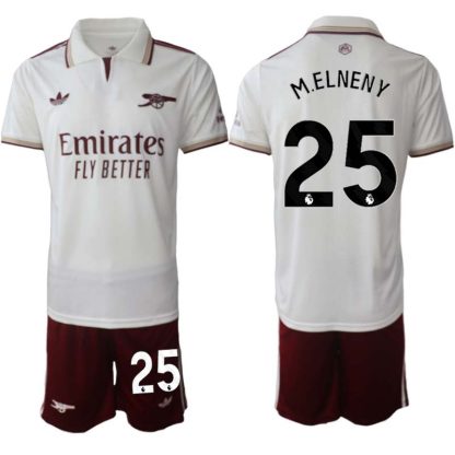 Arsenal Herr Tredjeställ 2025/26 – Mohamed Elneny 25 – Kortärmad Fotbollströja + Shorts