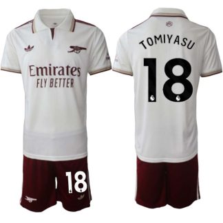 Arsenal Herr Tredjeställ 2025/26 – Takehiro Tomiyasu 18 – Kortärmad Fotbollströja + Shorts