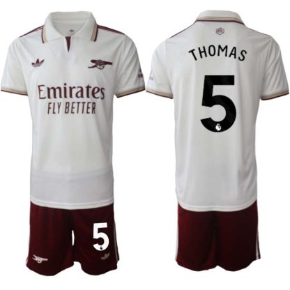 Arsenal Herr Tredjeställ 2025/26 – Thomas Partey 5 – Kortärmad Fotbollströja + Shorts