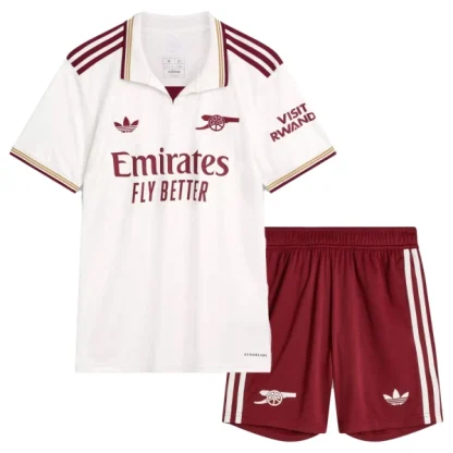 Arsenal Tredjeställ 2025/26 Barn Kortärmad Fotbollströja + Shorts