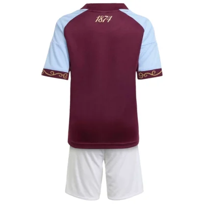Aston Villa Barn Hemmatröja och Shorts 25/26