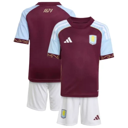 Aston Villa FC Barn Hemmatröja och Shorts 2025/26
