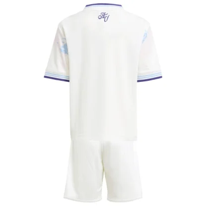 Aston Villa Barn Tredjeställ 2025/26 – Kortärmad Fotbollströja + Shorts-1