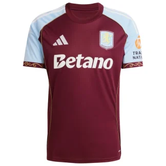 Aston Villa Herr Hemmatröja 2025/26 Kortärmad Fotbollströja