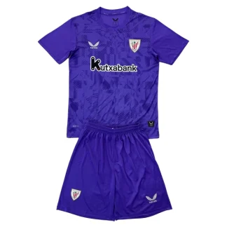 Athletic Bilbao Målvaktsställ Barn 2025-26 Lila Kortärmad Tröja + Shorts