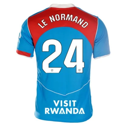 Atlético Madrid Herr Tredjetröja 2025/26 Robin Le Normand 24 Kortärmad Fotbollströja