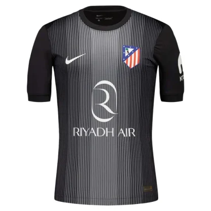 Atlético Madrid Målvaktströja Herr 2025-26 Jan Oblak 13 Svart Kortärmad Fotbollströja-1