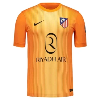 Atlético Madrid Målvaktströja Herr 2025-26 Orange Kortärmad Fotbollströja