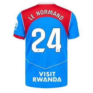 Atlético Madrid Tredjetröja 2025/26 Herr Robin Le Normand #24 Kortärmad