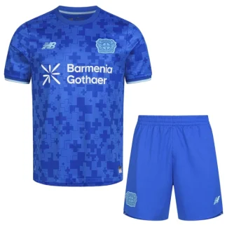 Bayer 04 Leverkusen Barn Tredjeställ 2025/26 – Kortärmad Fotbollströja + Shorts