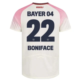 Bayer 04 Leverkusen Herr Bortatröja 2025/26 – Victor Boniface 22 – Kortärmad Fotbollströja
