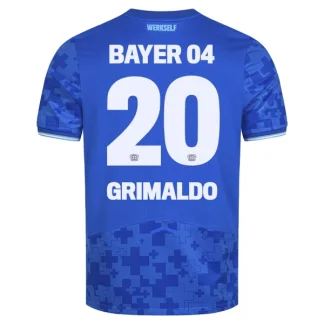 Bayer 04 Leverkusen Herr Tredjetröja 2025/26 – Alejandro Grimaldo 20 – Kortärmad Fotbollströja