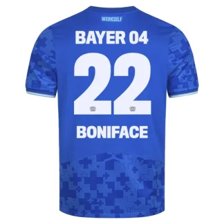 Bayer 04 Leverkusen Herr Tredjetröja 2025/26 – Victor Boniface 22 – Kortärmad Fotbollströja