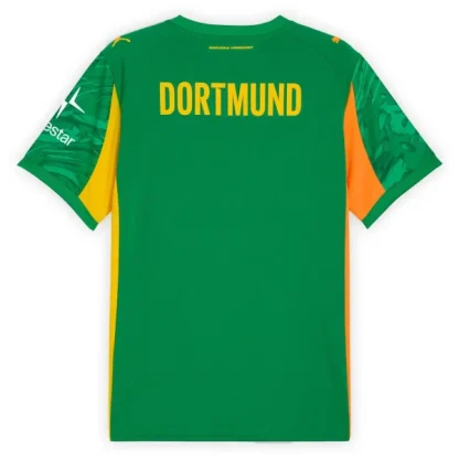 Borussia Dortmund Grön Målvaktströja Herr 2025/26 – Kortärmad Fotbollströja-1