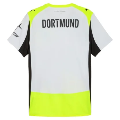 Borussia Dortmund Herr Bortatröja 2025/26 Kortärmad Fotbollströja-1