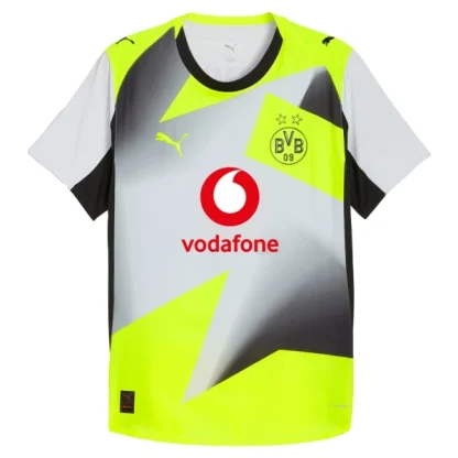Borussia Dortmund Herr Bortatröja 2025/26 Kortärmad Fotbollströja