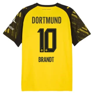 Borussia Dortmund Herr Hemmatröja 2025/26 – Julian Brandt 10 – Kortärmad Fotbollströja