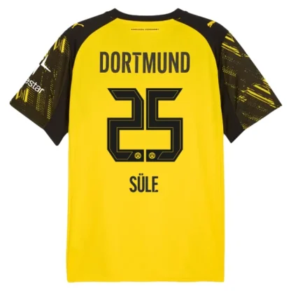 Borussia Dortmund Herr Hemmatröja 2025/26 – Niklas Sule 25 – Kortärmad Fotbollströja