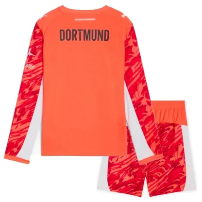 Borussia Dortmund Målvaktskit Barn Långärmad Röd 2025-26