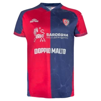 Cagliari Calcio Herr Hemmatröja 2025/26 Kortärmad Fotbollströja