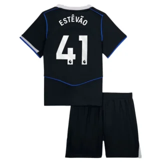 Chelsea FC Barn Tredjeställ 2025/26 Estêvão Willian 41 Kortärmad Tröja + Shorts